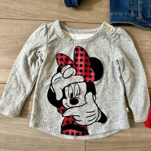 2 Disney Minnie Mouse Sweater girls 2t bundle gap bundle